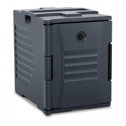 Caja térmica para alimentos - carga frontal - para 2 contenedores GN 1/1 (20 cm de profundidad)
