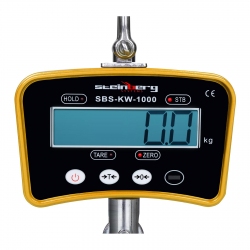 Dinamómetro digital 1.000 kg/0,5kg-amarillo