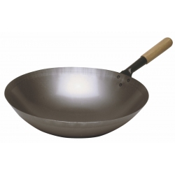 Sartén wok de acero 360mm